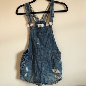 Overall Shorts